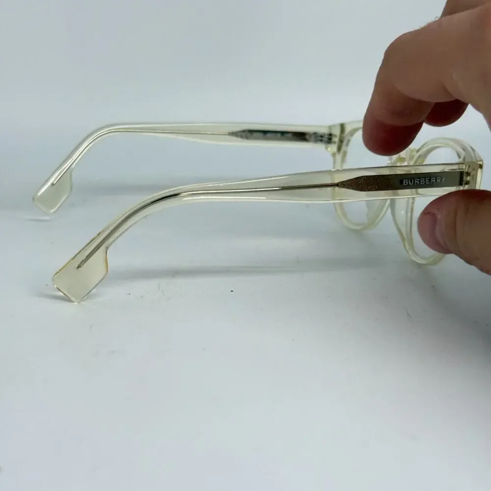BURBERRY B 2382-d 3852 Eyeglasses Frames Clear Yellow 49-19-145 H20365 - Picture 4 of 8